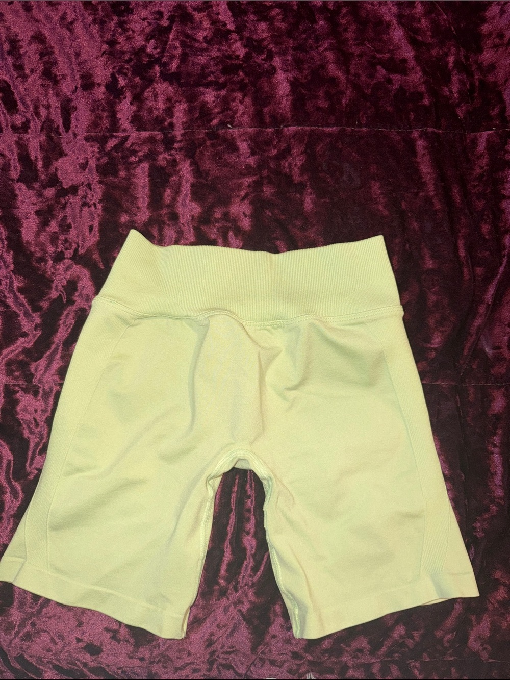 YoungLA Lime Green Biker Shorts